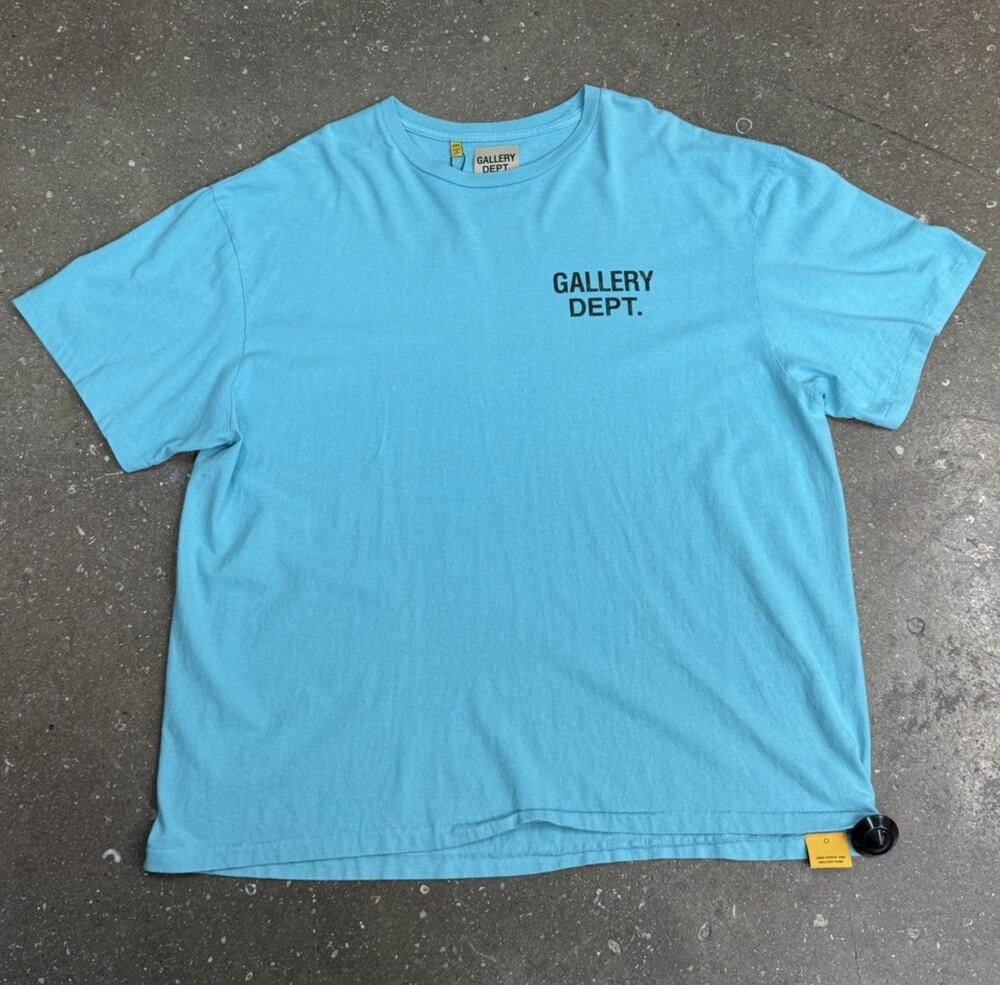 Gallery Dept. Souvenir Logo Teal T-Shirt